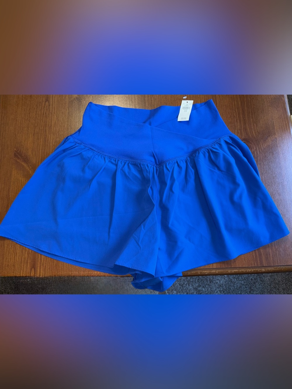 Offline by Aerie blue Real Me crossover flowy shorts Size Medium lined body